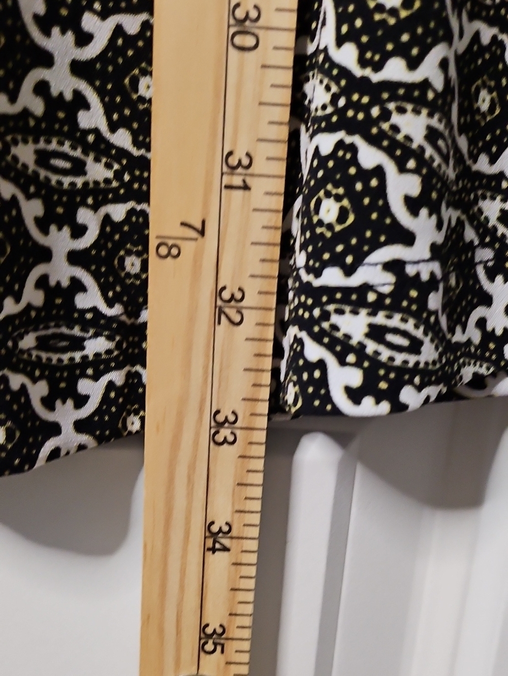 Lane Bryant Size 22/24 Plus Size Swing Tunic Top Black White Geometric Stretch - Picture 12 of 12